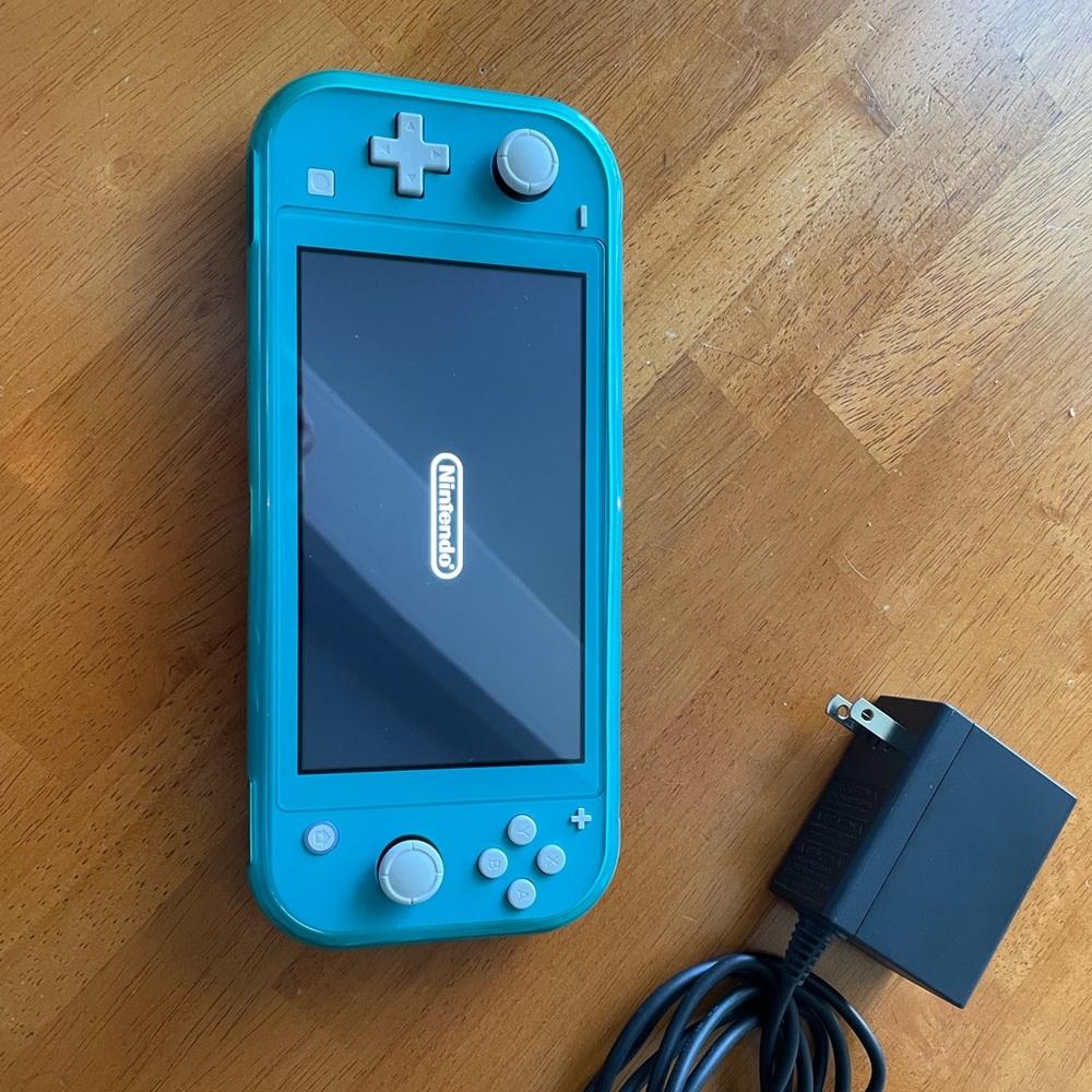Blue Nintendo switch lite
